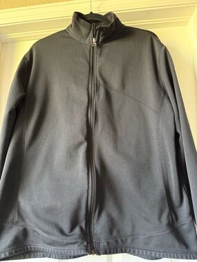 Alpine Men’s Black Full-Zip Lightweight Jacket